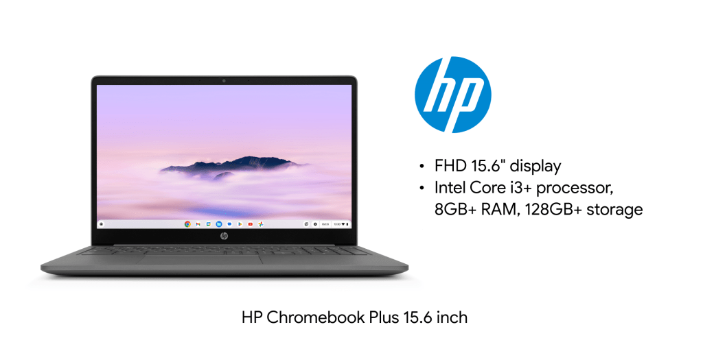 HP Chromebook Plus 15.6-inch