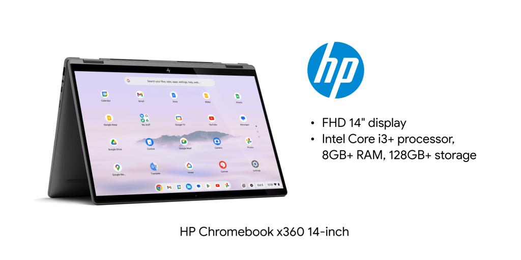 HP x360 14-inch Chromebook