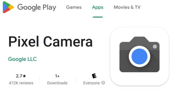 The Google Camera app has been renamed and features a new UI