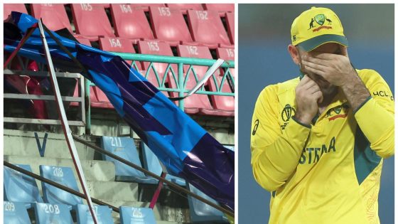 Play stopped after stadium malfunction, hoardings and banners falling, Australia vs Sri Lanka, news, scores, videos, photos