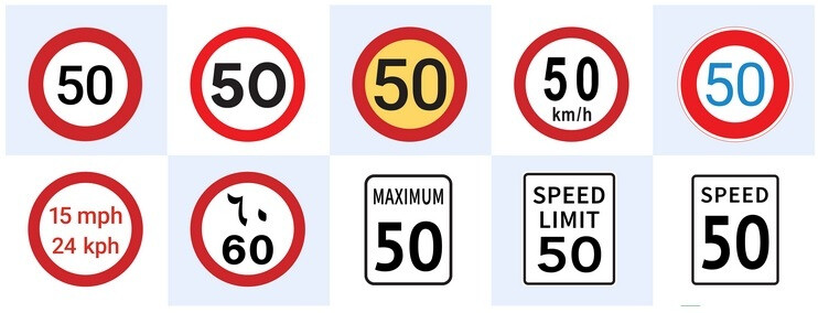 Google uses Street View and third-party imagery and AI to determine which signs are speed limit signs - How Google Maps helps you avoid getting a speeding ticket