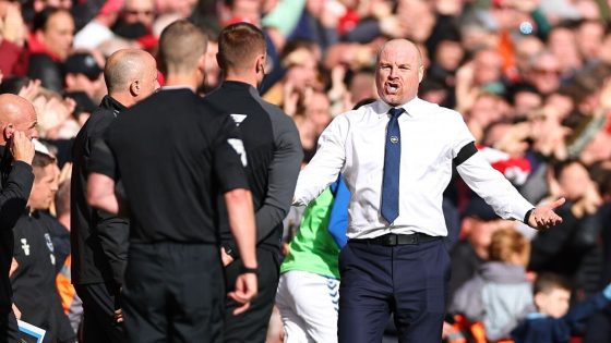 Dyche hits out at 'bizarre' ref decisions in Liverpool loss