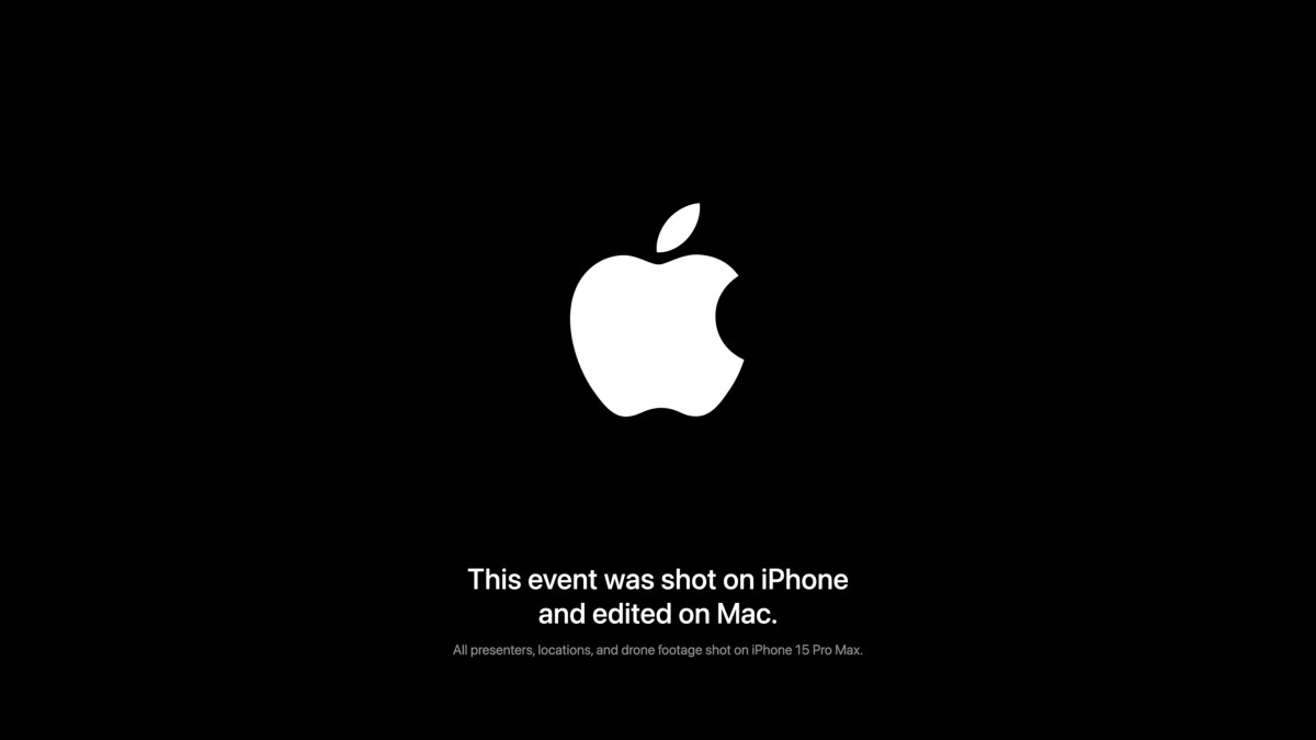 Apple used the iPhone 15 Pro Max to shoot the entirety of its