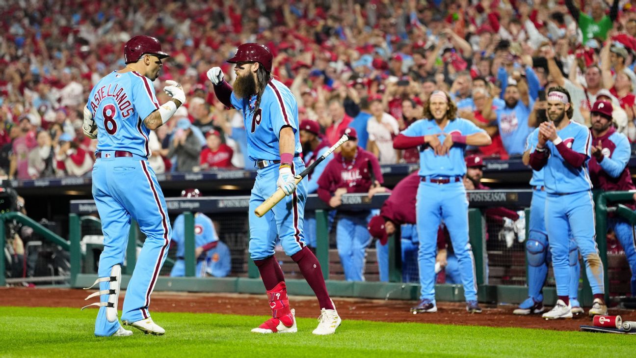 2023 MLB playoffs: Phillies eliminate Braves, reach NLCS