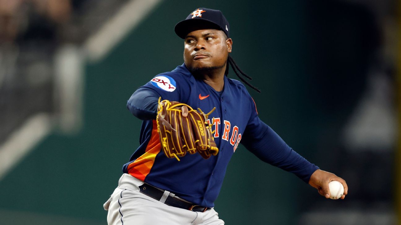 Astros name LHP Framber Valdez as ALCS Game 2 starter