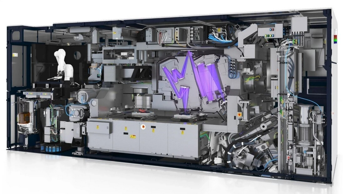 ASML's extreme ultraviolet lithography machine, which is about the size of a school bus - China may be licking its lips as Canon reveals technology that could produce 2nm chips without EUV