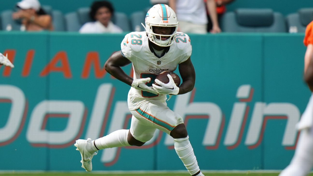 De'Von Achane to return from IR after 4 games, source says