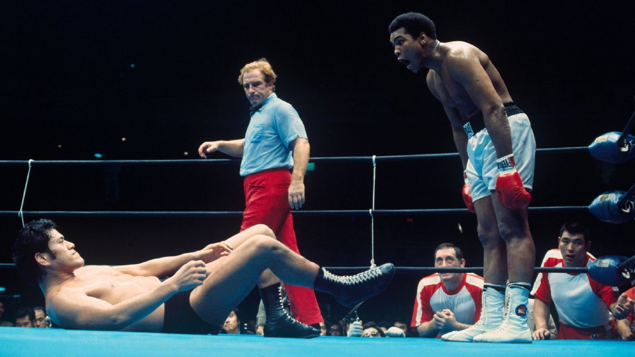 From Ali vs. Inoki to Fury vs. Ngannou, highlighting the biggest crossover fights of all time