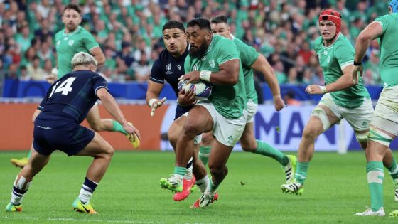Ireland's Bundee Aki in form of his life at Rugby World Cup