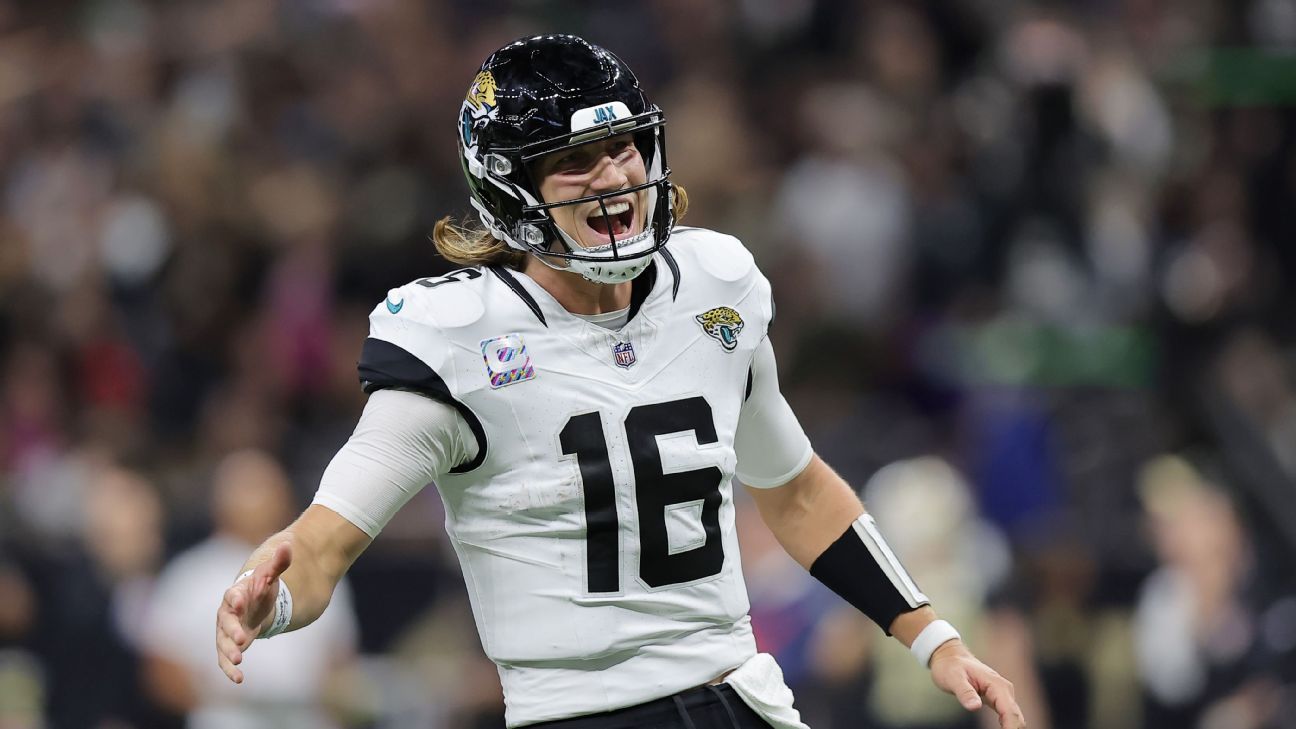 Jaguars' Trevor Lawrence breaks hex, finally wins at Superdome