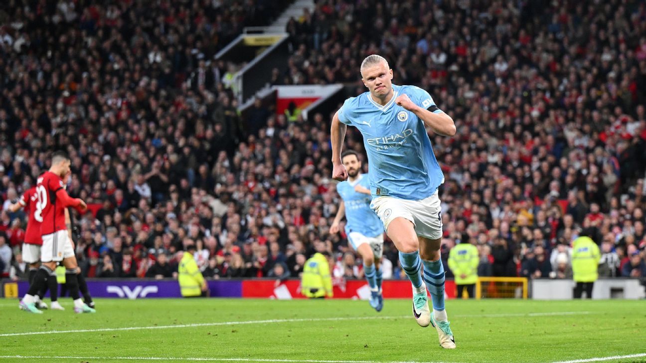 Man City's Haaland brushes off United fans' 'Keano' barbs