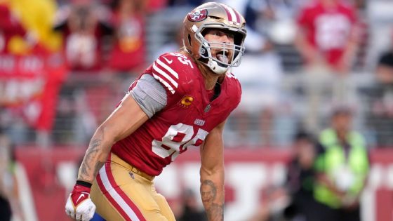 Niners' Kittle expects fine, says Cowboys T-shirt taunt worth it