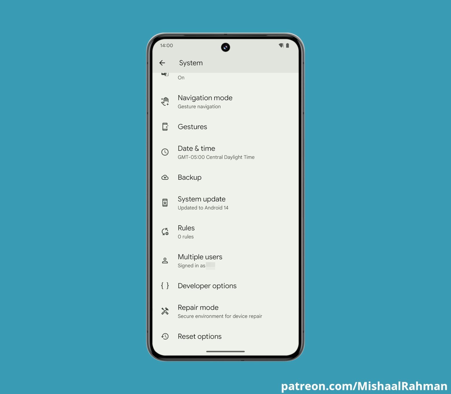 Image credit–Mishaal Rahman – Securing your data: Google is working on "repair mode" running Android 14 for hassle-free device repairs