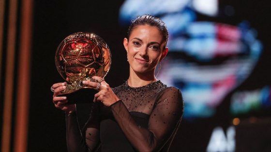 Spain, Barcelona star Bonmatí wins Ballon d'Or Féminin award