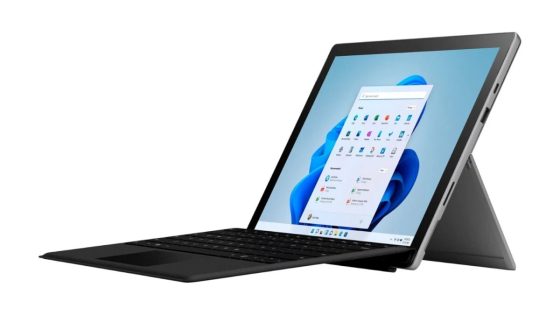 The Microsoft Surface Pro 7+ with included keyboard is now $330 off its price at Best Buy for Black