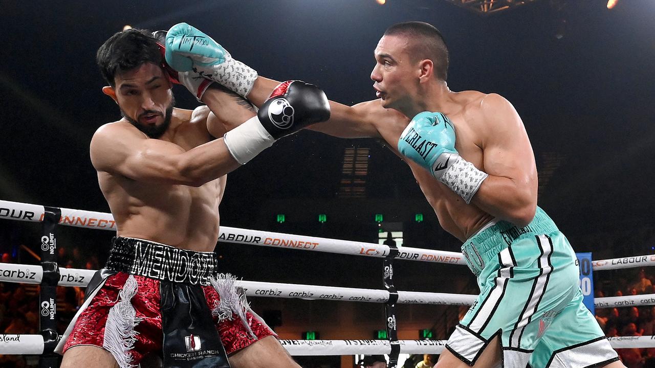 Tim Tszyu def Brian Mendoza, highlights, fight video, reaction, result, next fight for Tszyu, WBO super welterweight world champion, woman yelling