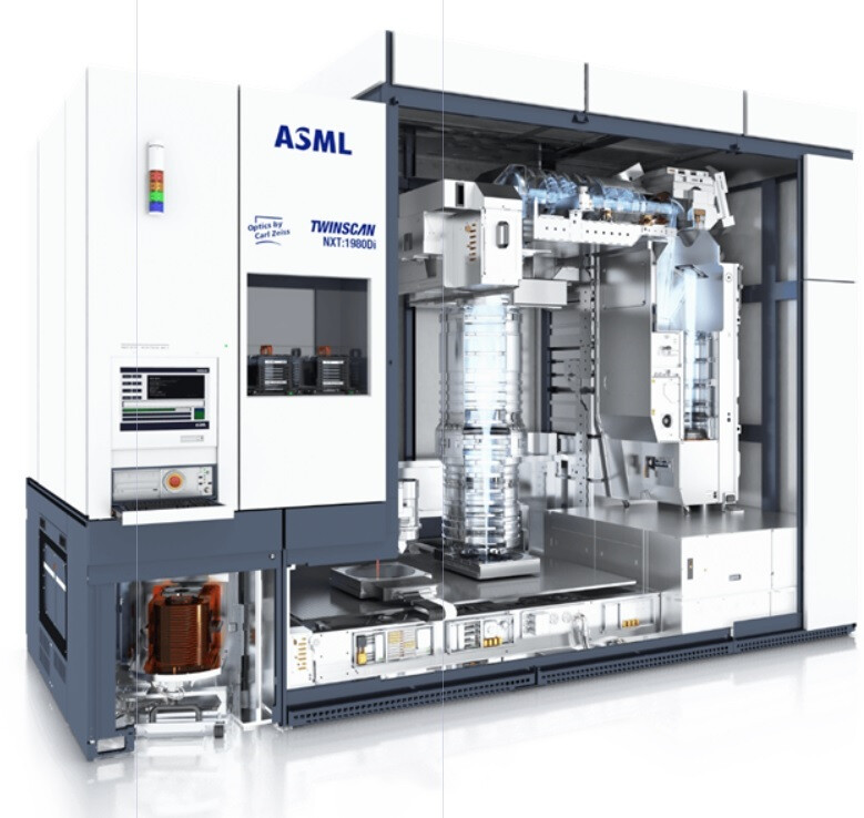 NXT 1980 Di DUV machine no longer allowed to ship to China to produce advanced chips - The United States bans exports of certain ASML lithography machines to China for advanced chips.