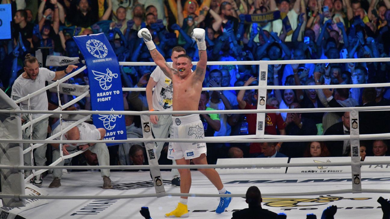 WBA says no evidence referee made wrong call on low blow in Oleksandr Usyk's win over Daniel Dubois