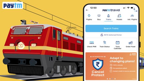 A new Paytm Feature will Ensure Confirmed Train Seat Bookings