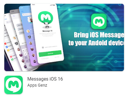 Brings iOS messages to your Android device?  Not enough!  - Fake apps!  Don't let these chameleons fool you!