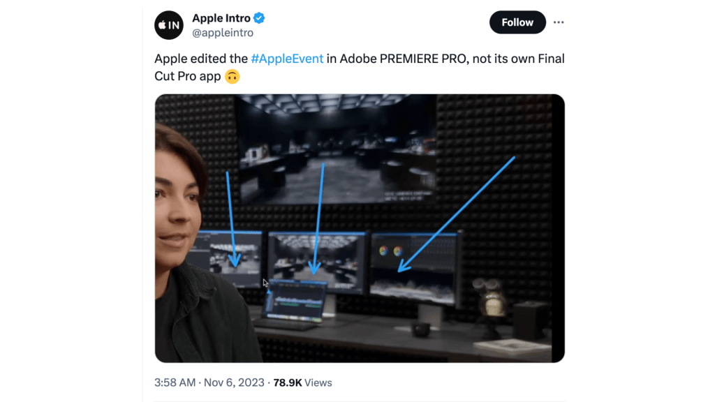 Did Apple Edit The Scary Fast Launch Event On Premiere Pro? Here's What We Know