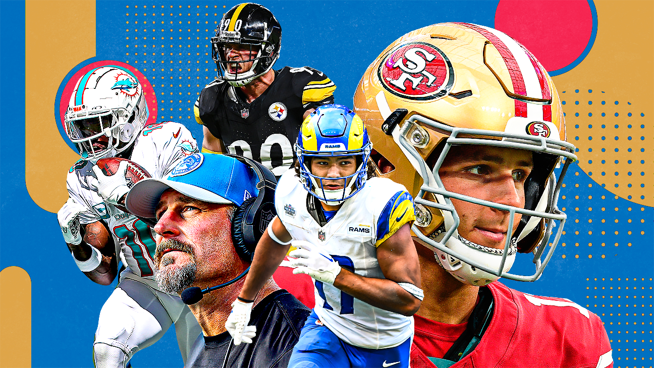 NFL 2023 midseason report -- AFC, NFC questions and stats