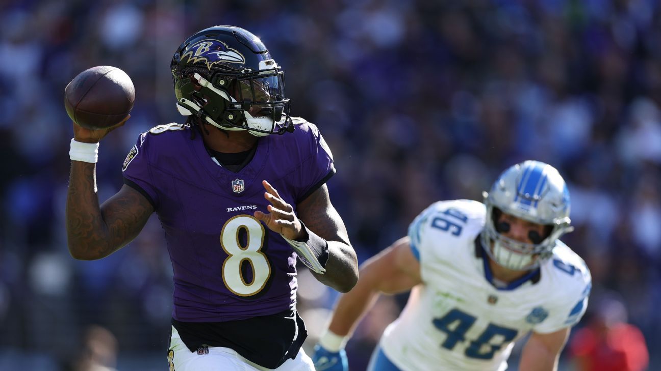 Ravens' Lamar Jackson is on target for another MVP shot
