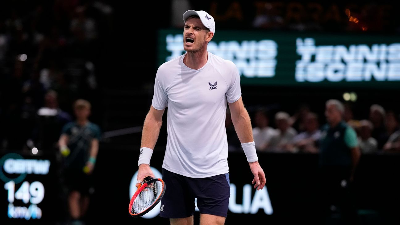 Murray withdraws from Britain's Davis Cup squad with injury