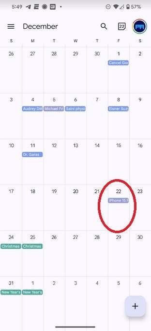 An important event reminder is also added to Google Calendar - Get an alert when one of your contacts is about to have a special day