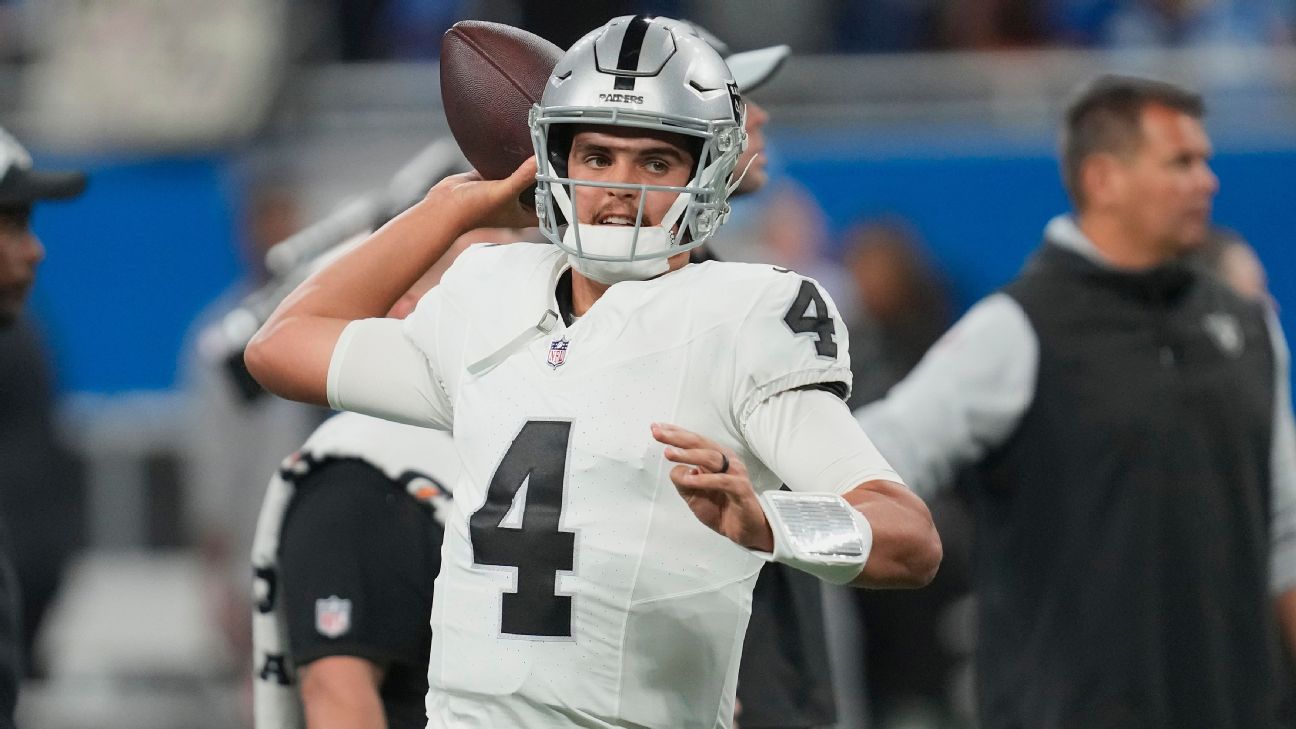 Aidan O'Connell ready for promotion as Raiders' starting QB