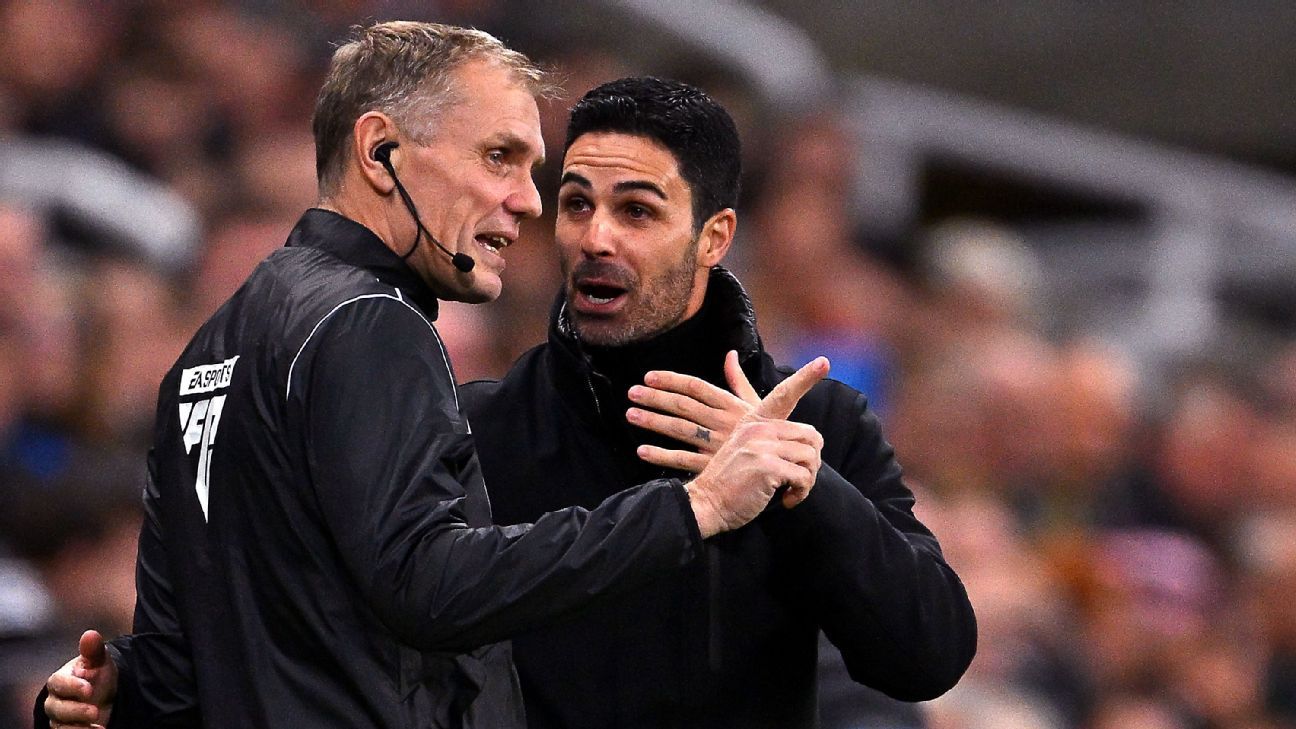 Arsenal's Arteta: VAR on Newcastle goal an 'absolute disgrace'