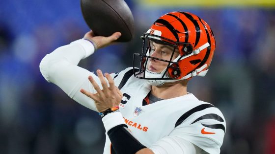 Bengals' Burrow leaves game vs. Ravens with sprained wrist