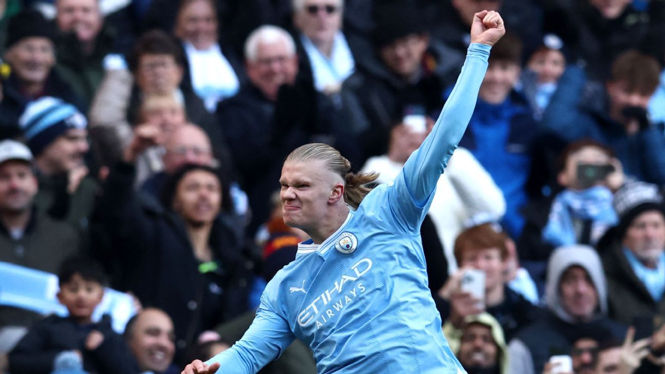 Erling Haaland hits 50th Premier League goal, breaks record