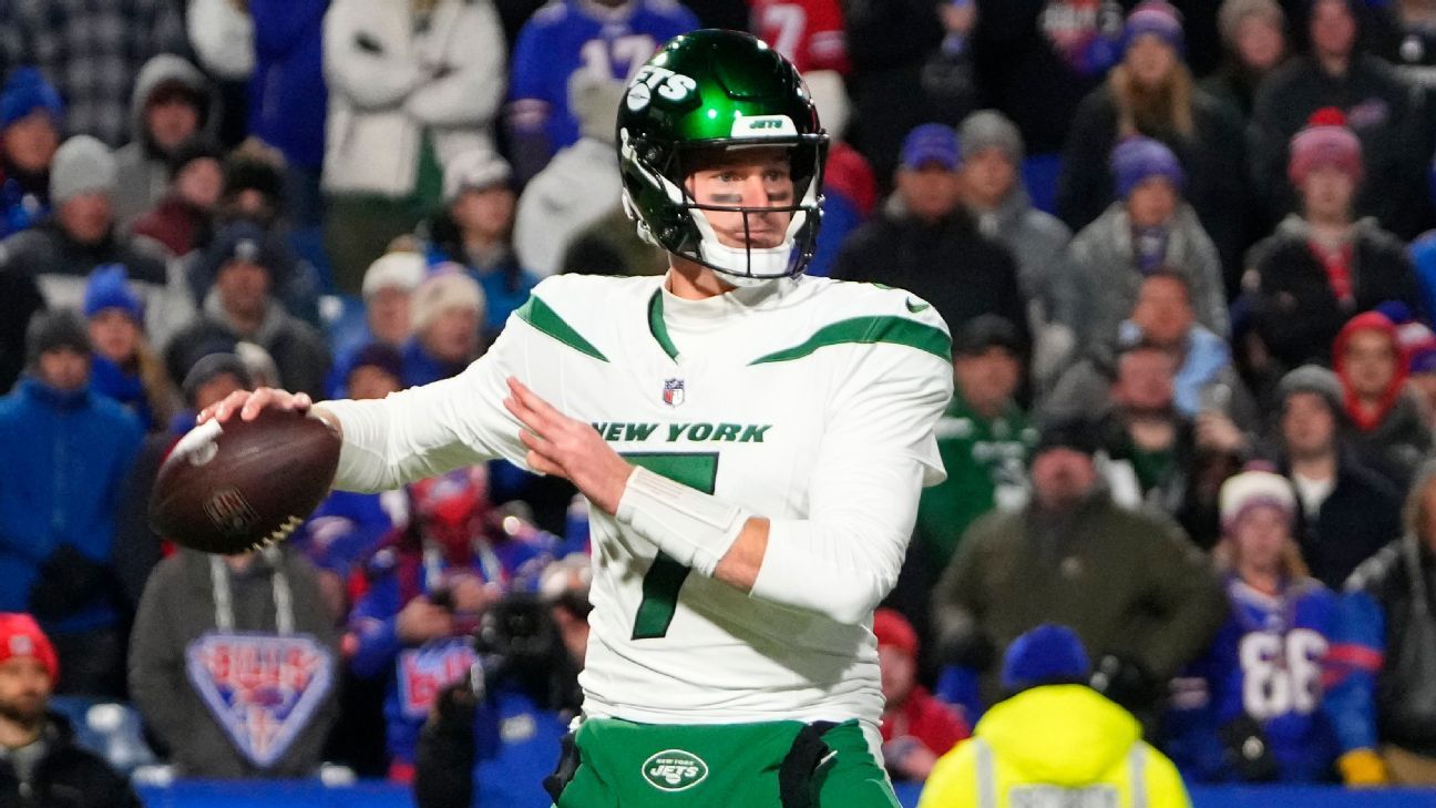 Jets bench Zach Wilson, to start Tim Boyle at QB vs. Dolphins
