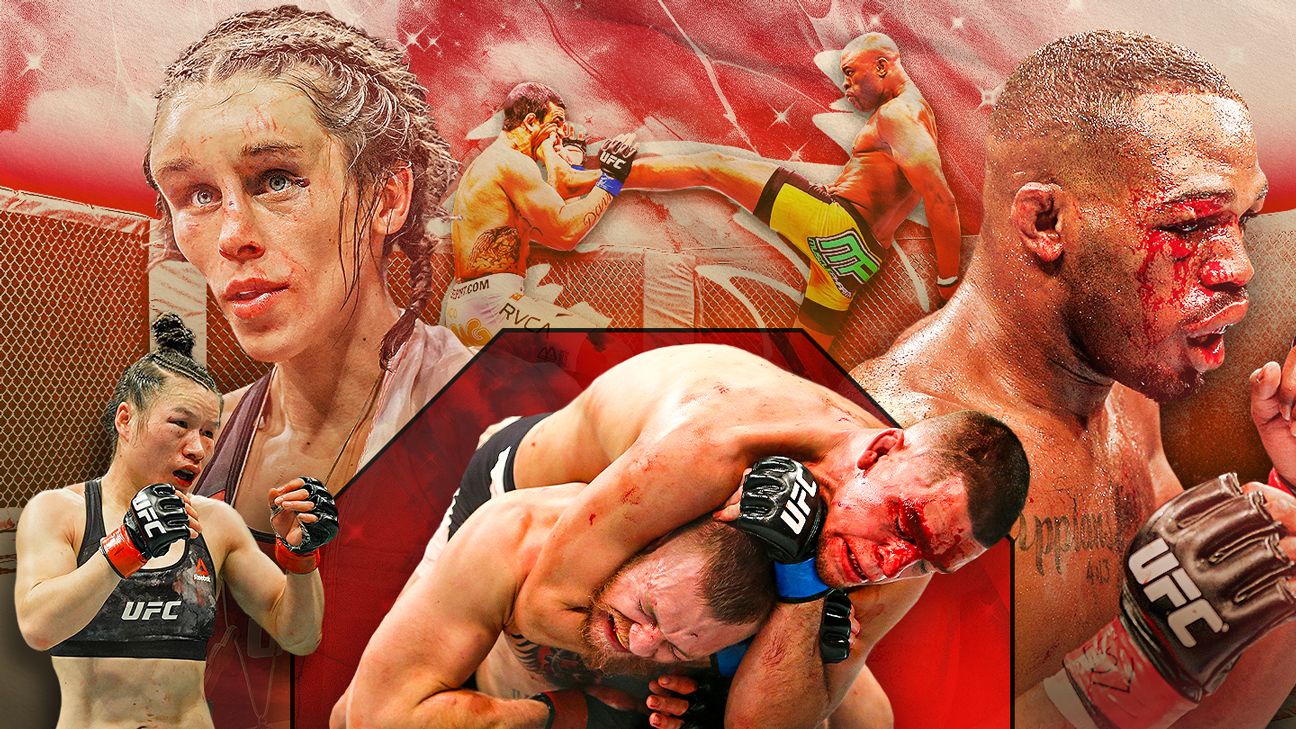 KOs, comebacks, upsets: The UFC's 30 'best' fights