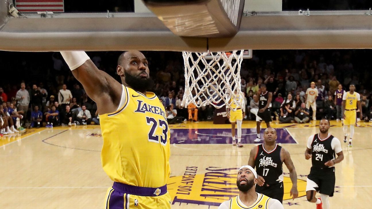 LeBron James 'takes over' again as Lakers outlast Clippers