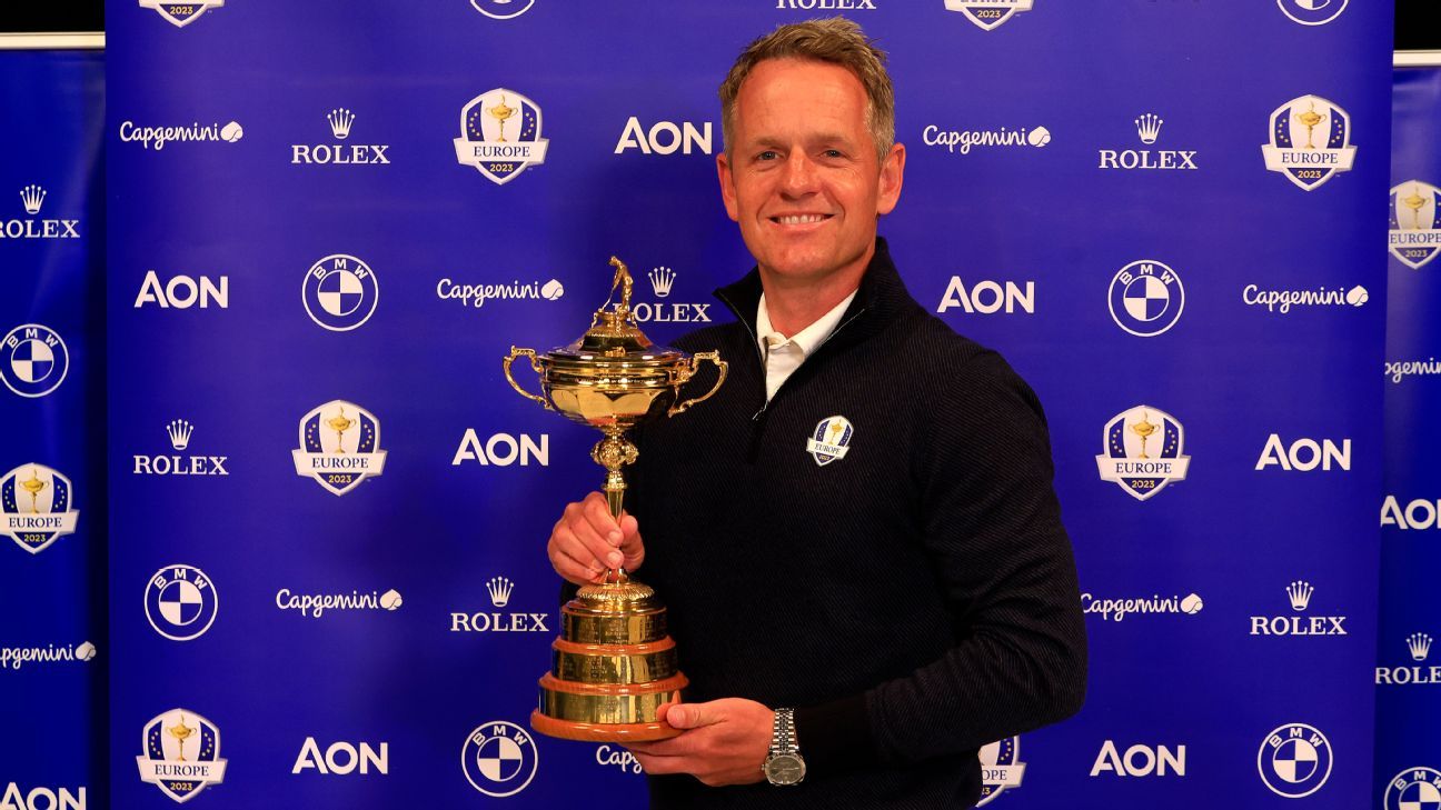 Luke Donald to return as European captain for 2025 Ryder Cup