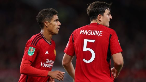 Man United's Ten Hag: Varane not playing due to Maguire form