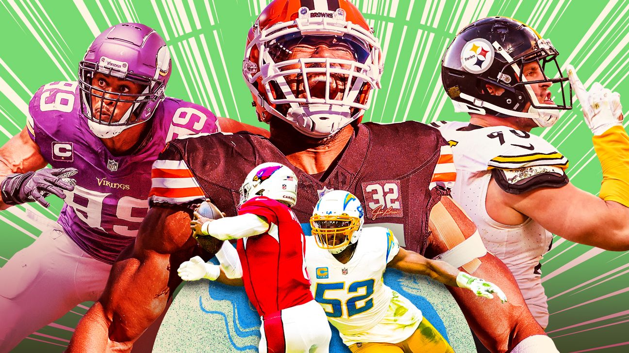 NFL sack leaders: T.J. Watt, Myles Garrett chase the record
