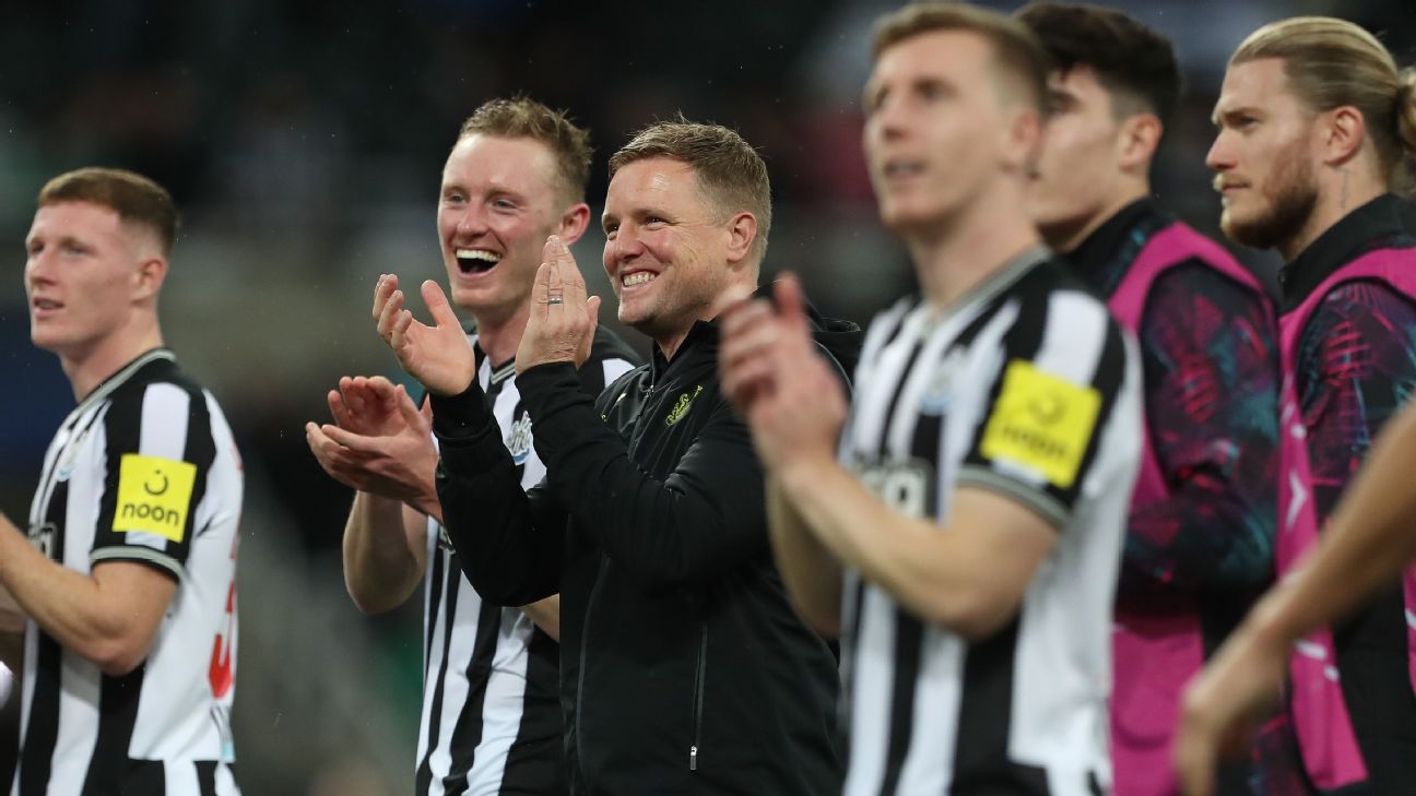 Newcastle's Eddie Howe driven by 'fear of failure' against PSG