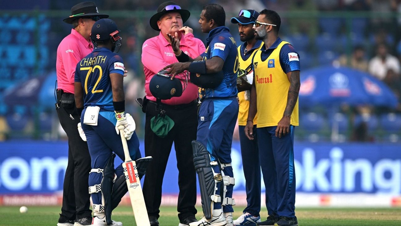 ODI World Cup digest: Mathews embroiled in timed out drama; Australia face spin threat