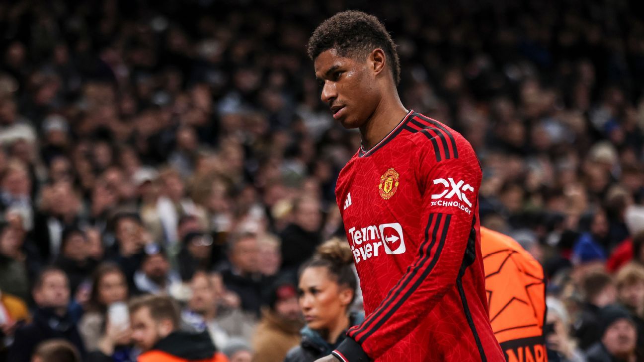 Rashford 'not happy' about form - Man United boss Ten Hag