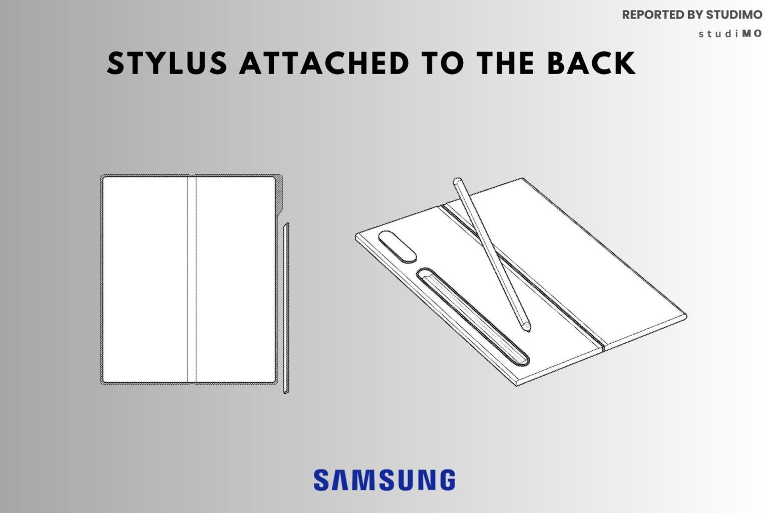 Samsung receives patent for a rear slot to house the S Pen on the foldable Galaxy S Fold - The S Pen could have its own place on the Galaxy Z Fold 6
