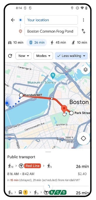 Google Maps transit directions will soon receive an update - Three new features are coming to Google Maps