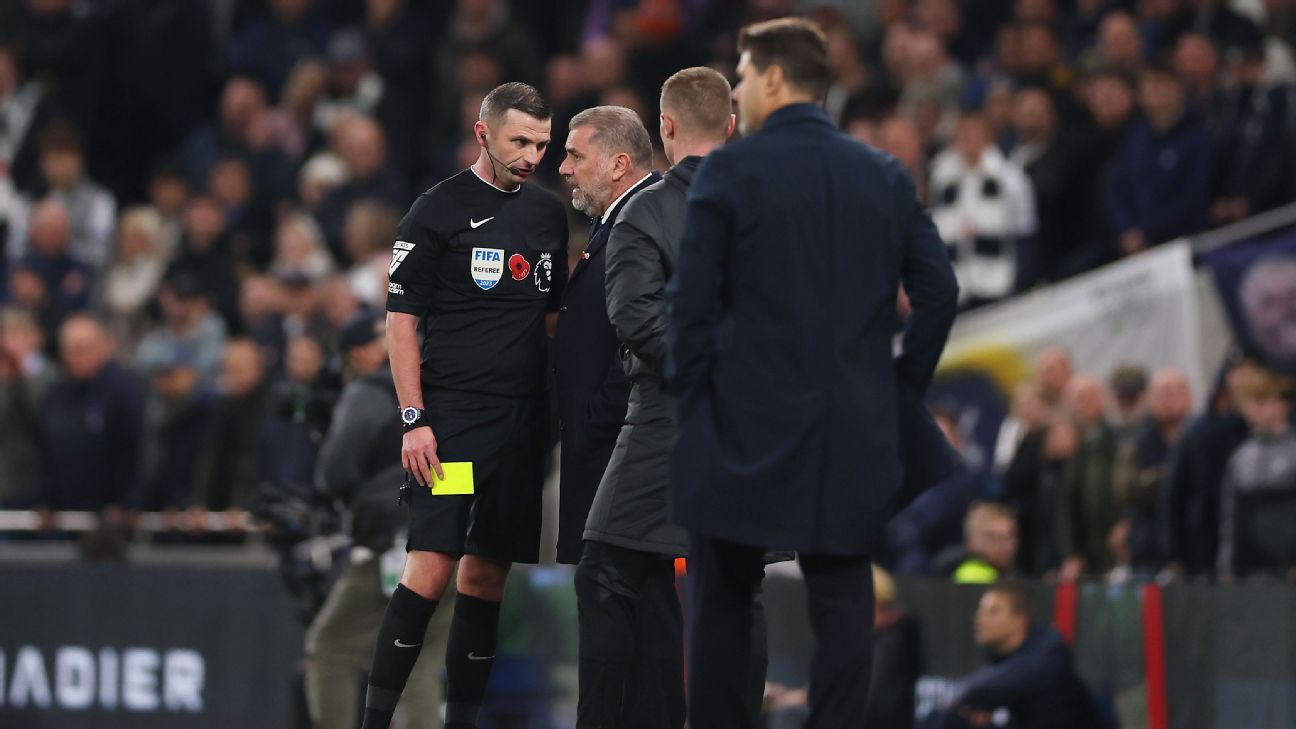 Tottenham's Postecoglou: VAR 'diminishing authority' of refs