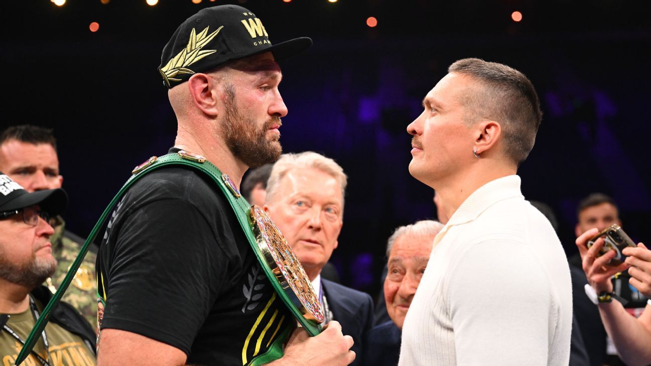 Tyson Fury-Oleksandr Usyk title bout set for Feb. 17