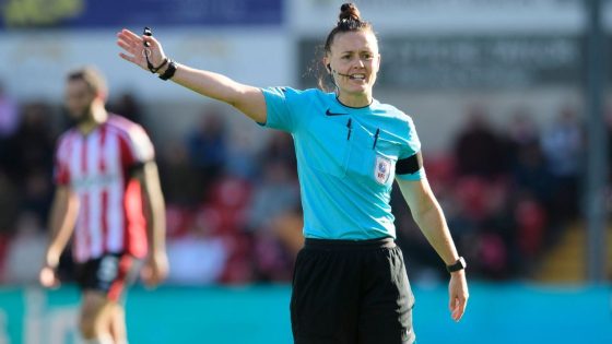 Welch first woman referee in Premier League as fourth official