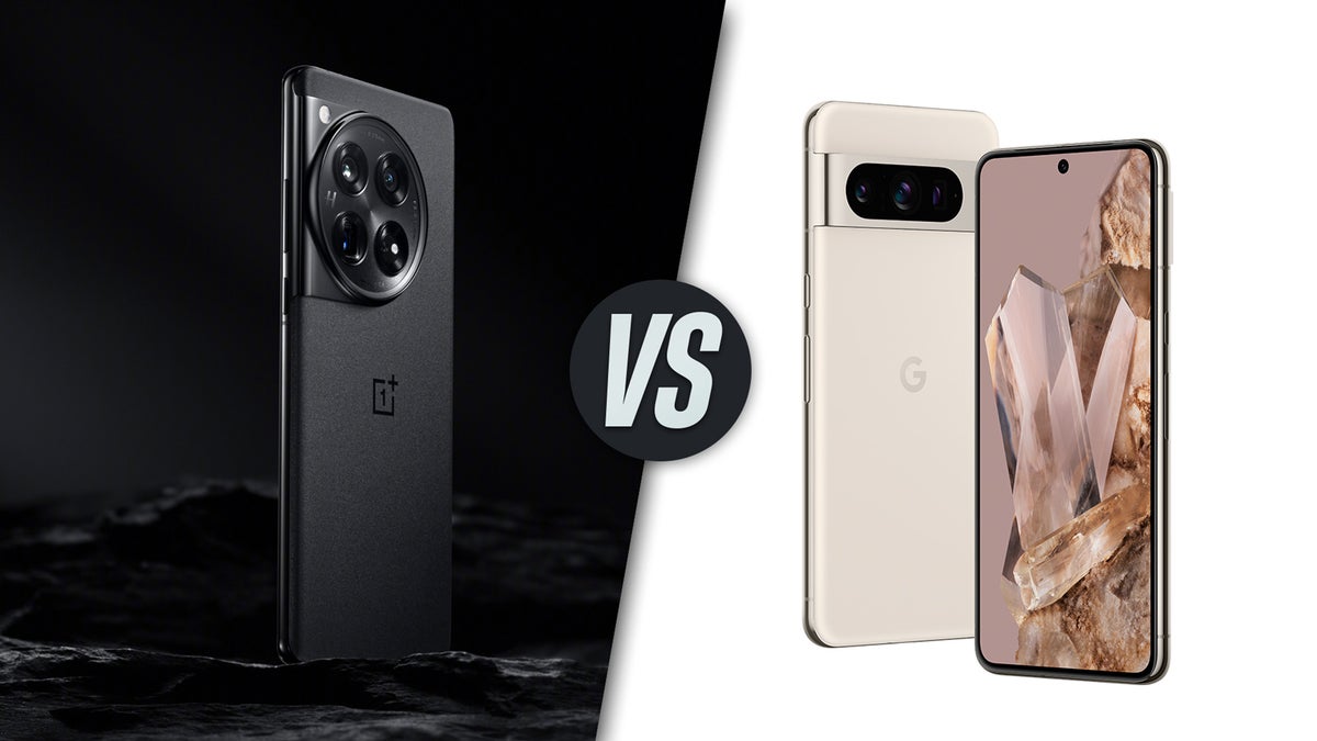 OnePlus 12 vs Google Pixel 8 Pro: all the differences explained