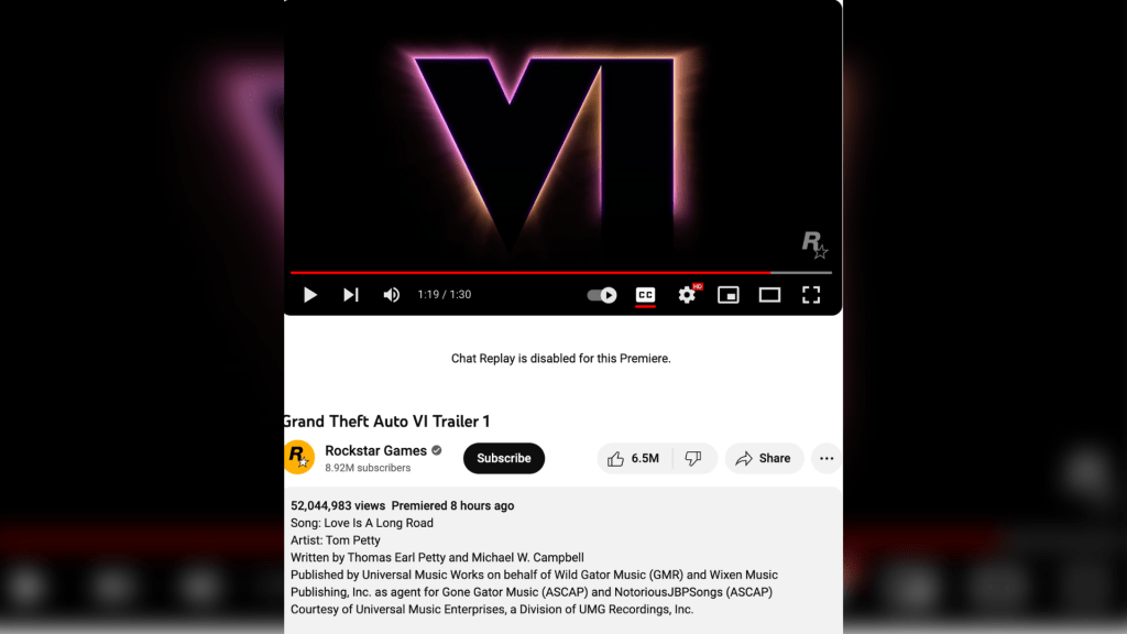 GTA VI Official Trailer Released: Here's Everything We Know About The
