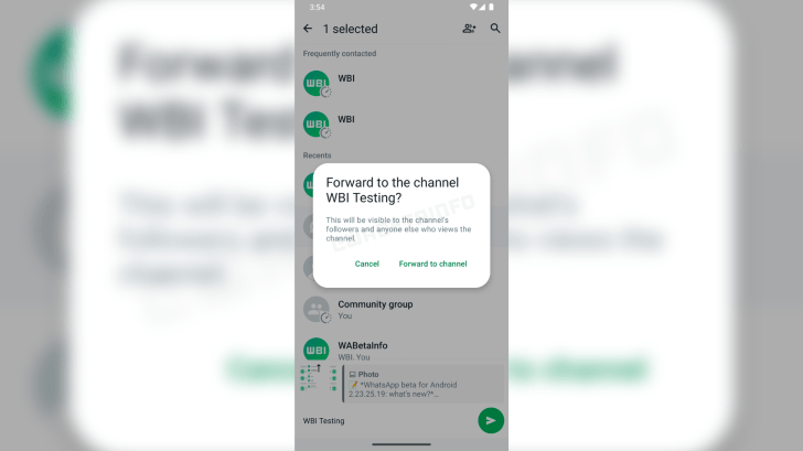 WhatsApp passes on channel feature under development